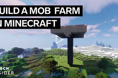 How To Build A Mob Farm In Minecraft