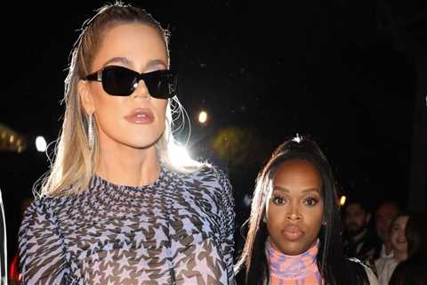 Khloe Kardashian wears a skintight dress to dinner with BFF Khadijah Haqq McCray