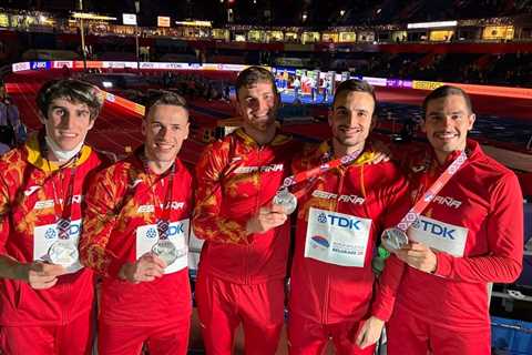 Spain, runner – up in the world in the 4×400 – •