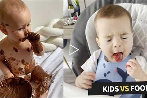 Kids hilarious reactions to their food 😂