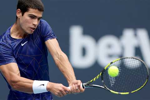 The Future of Tennis, Carlos Alcaraz, Has Arrived