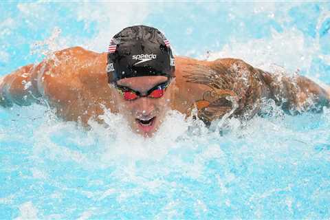 Caeleb Dressel won the men’s 100-meter butterfly, setting a world record.