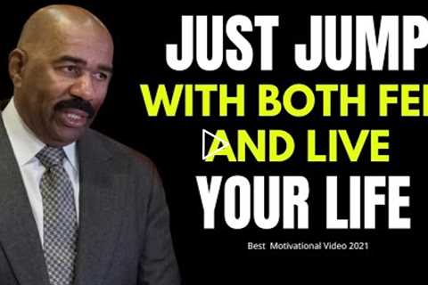 STEVE HARVEY MOTIVATION - JUST JUMP IN WITH BOTH FEET AND LIVE YOUR LIFE - SPEECHES COMPILATION