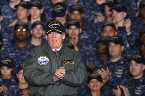 Trump managed to shame an aircraft carrier