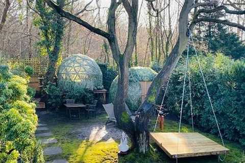 £750 a month to reside in a plastic dome in the proprietor’s garden – however there’s no cooking..