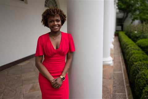 Karine Jean-Pierre’s Unlikely Rise to the White House Lectern