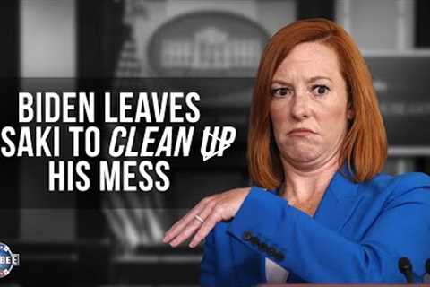 Biden Leaves Jen Psaki To Clean Up His Mess! | Live with Mike | Huckabee