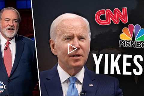 Time to GET RID of Joe? CNN and MSNBC SLAM Biden Over HORRIBLE Numbers! | FOTM | Huckabee