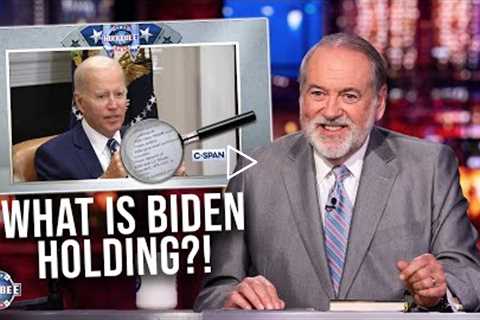 EXCLUSIVE Look at the BACK SIDE of Biden's Cheat Sheet | LwM Clip | Huckabee