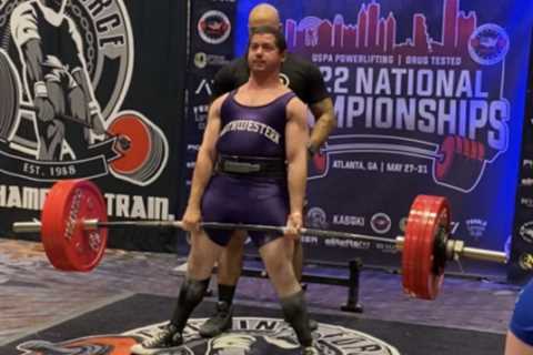 NU postdoc Joshua Tropp balances science and powerlifting