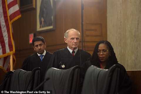 Ketanji Brown Jackson was the first black female Supreme Court judge to be sworn in