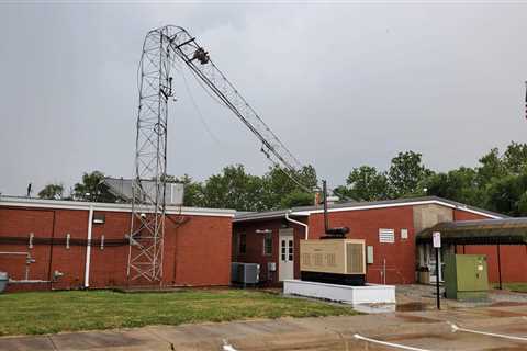 Police tower collapses, fairgrounds damaged in Rushville storms – WISH-TV |  Indianapolis News | ..