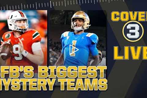 These are the biggest mystery teams heading into the 2022 season! | Cover 3 College Football