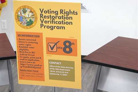 The 8th Circuit State Attorney is launching a program to inform convicted felons about their voting ..