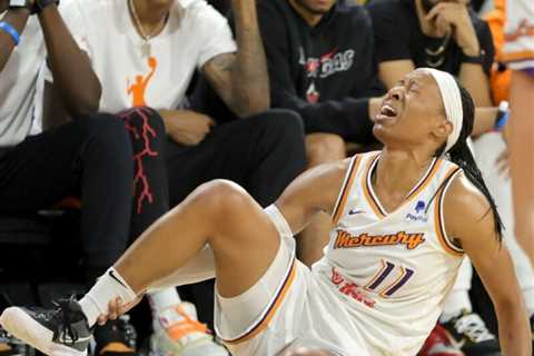 Phoenix Mercury suffer another blow with Shey Peddy injury, fall to top-seeded Las Vegas Aces