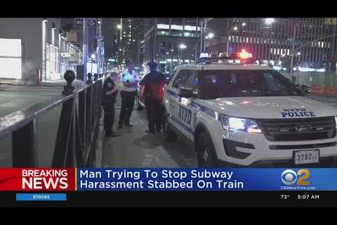 Good Samaritan stabbed on subway