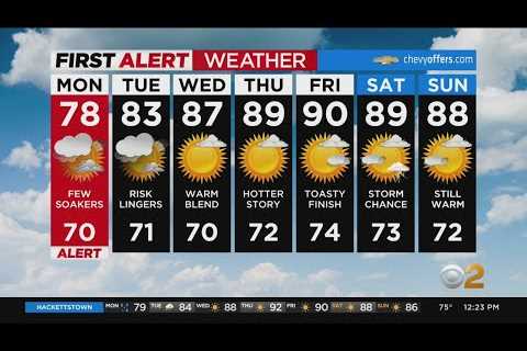 First Alert Weather: Soggy start to work week