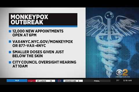 NYC opening monkeypox appointments tonight