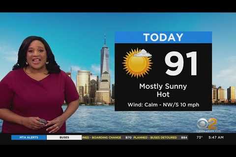 First Alert Weather: Temps back above 90