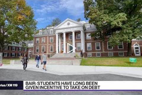 Bair Says Biden's Debt Relief Program Won't Work