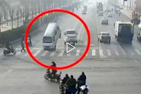 Weird Car Crash Video Goes Viral In China