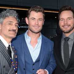 Chris Pratt & Taika Waititi join Chris Hemsworth at the “Thor” World Premiere!