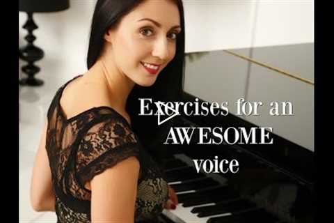 Daily singing exercises for an awesome voice.