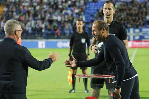 Rene Poms, Damir Čanadi and Danijel Lončar after Osijek – Šibenik 1-1 – •