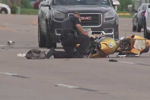 Motorcycle crash: Highway 249 blocked in northwest Harris County after crash involving 2 riders