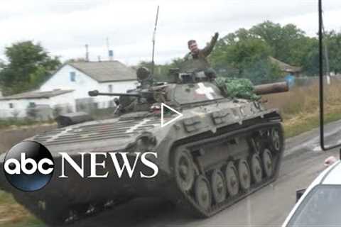 Ukrainian forces reclaim territory as Russia retreats