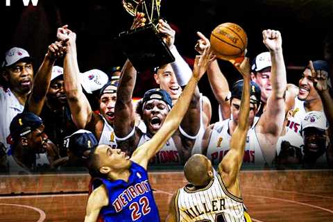 Tayshaun Prince’s crucial block against Reggie Miller turns the streak in Detroit’s favor during..