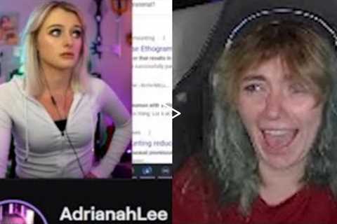 JustAMinx LAUGHS at AdrianahLee SA Story in DELETED Stream! (Mizkif CrazySlick Cover up)