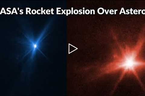 NASA's James Webb And Hubble Space Telescopes Captured Explosion From DART Asteroid Impact