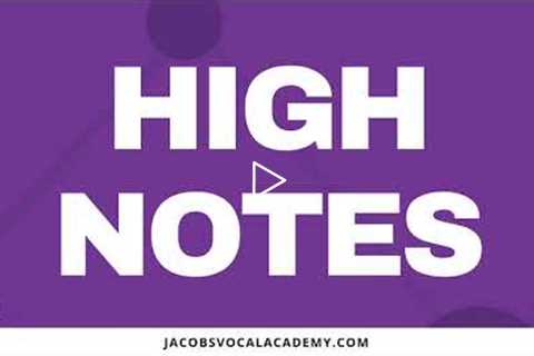 Daily Vocal Exercises For Singing High Notes