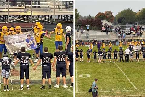 Garrett Football Team honors former player killed in hit-and-run