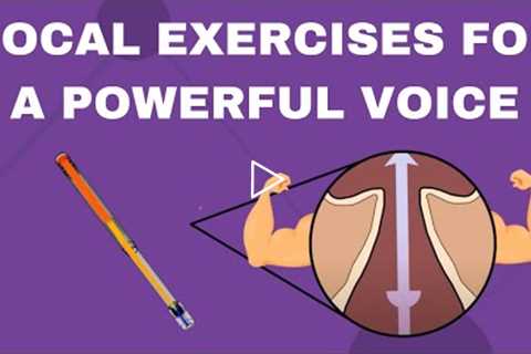 Vocal Exercises For A Powerful Voice (With a Straw)