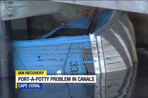 Cape Coral canals are being overwhelmed by Porta Potties