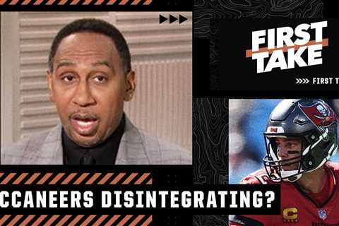 Stephen A. says the Buccaneers are ‘threatening to disintegrate before our very eyes’ 😳 | First..