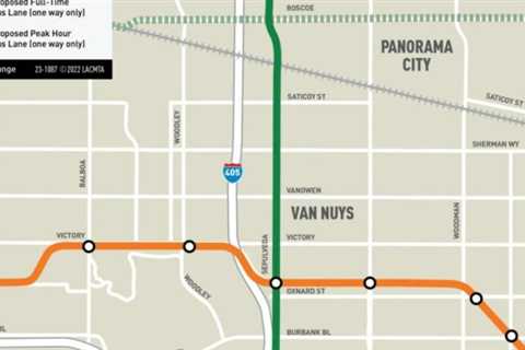 Metro planning bus-only lanes on Sepulveda in the San Fernando Valley