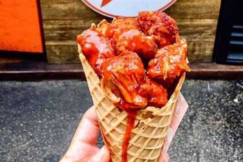 Waffle Cones Filled With Fried Chicken Arrive in the Woodlands Tomorrow