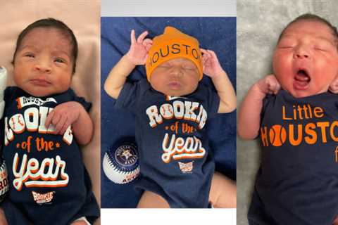 Welcome to the world little sluggers!  Newborns make grand entrance for Astros World Series win