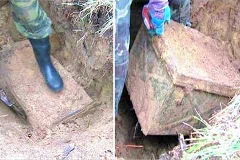 This Hiker Noticed This Old Locked Box Sticking Out Of The Ground But Never Expected It To Be This