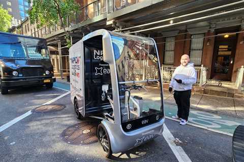 Amazing Micro E-Cargo Quads are NOW running New York City!