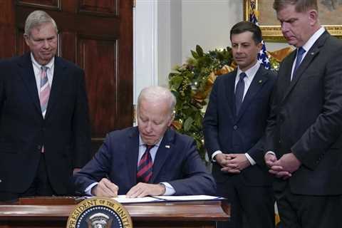 Biden signs bill averting rail worker strike