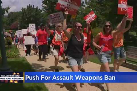 Highland Park parade shooting survivors push for assault weapons ban