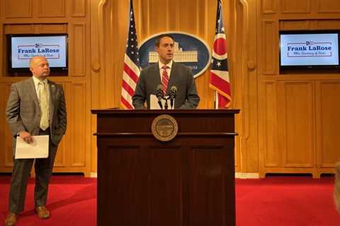 Ohio Sec. US Secretary of State Frank LaRose wants to make constitutional changes more difficult. ..