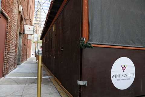 San Francisco Wine Society’s Posh Parklet Will Shutter