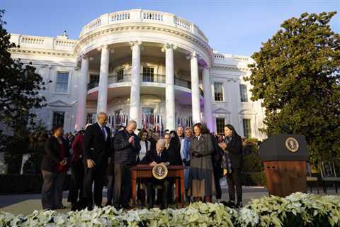 Biden signs same-sex marriage bill a decade after he stated marriage should only be between a man..