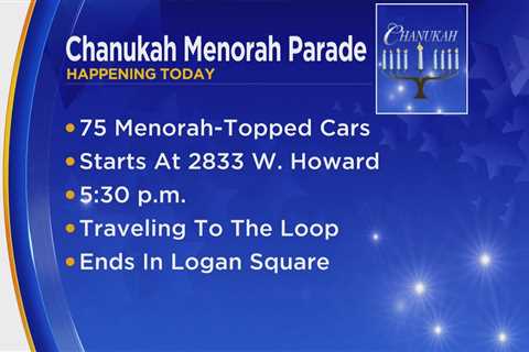 Chanukah Menorah Car Parade happening tonight