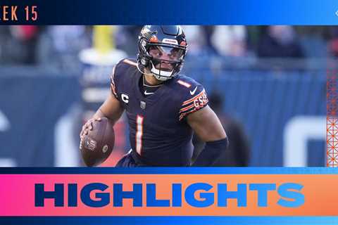 Chicago Bears Highlights vs. Philadelphia Eagles | 2022 Regular Season Week 15